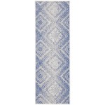 Nourison Whimsicle WHS17 Runner Rug, Ivory/Blue, 2' x 6'