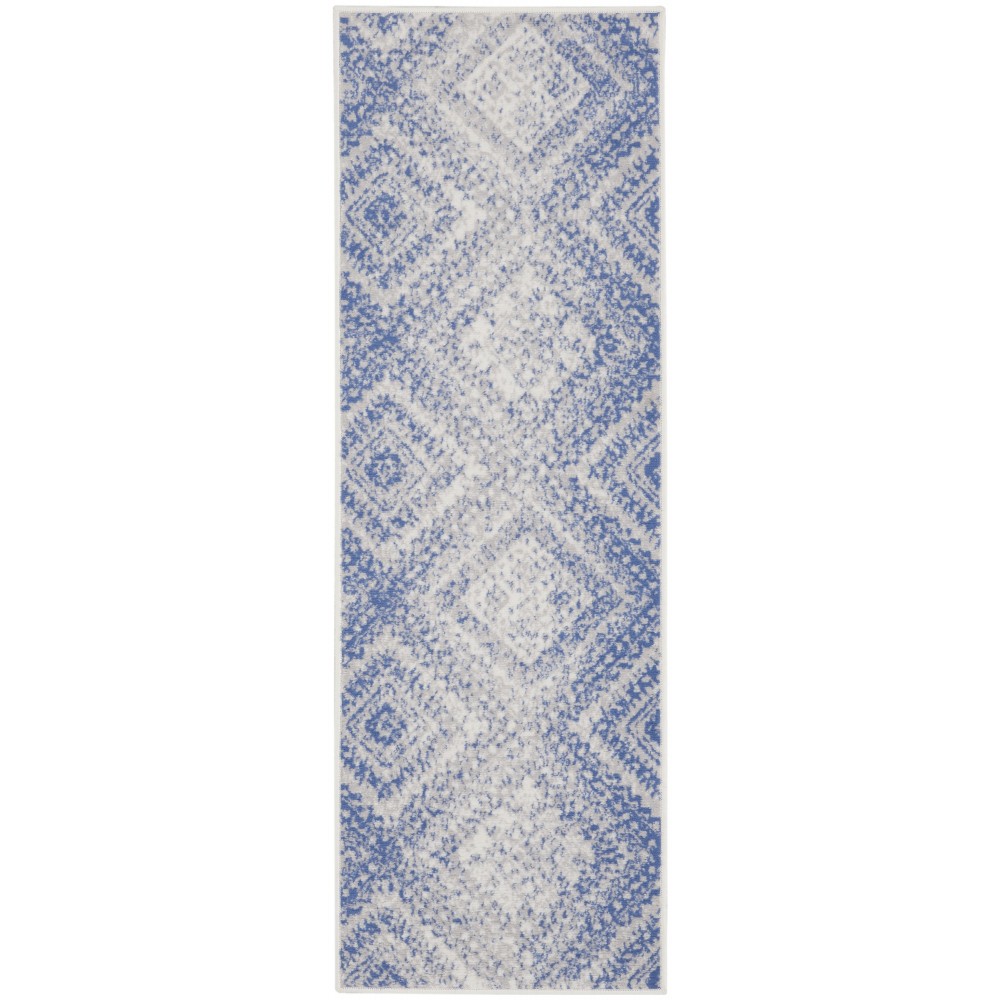 Nourison Whimsicle WHS17 Runner Rug, Ivory/Blue, 2' x 8' Nourison Whimsicle WHS17 Runner Rug, Ivory/Blue, 2' x 8'