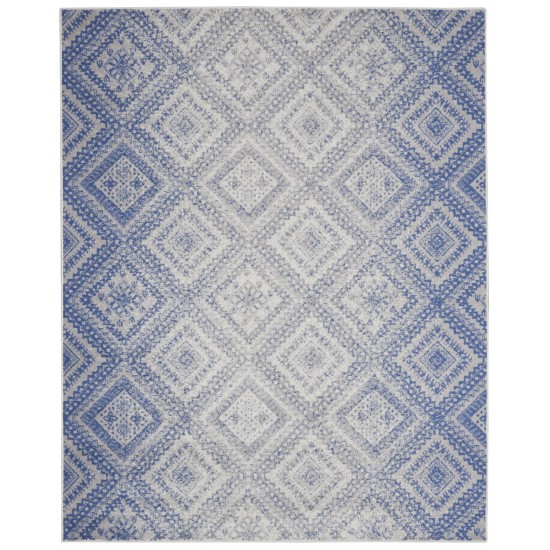 Nourison Whimsicle WHS17 Area Rug, Ivory/Blue, 7' x 10'