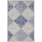 Nourison Whimsicle WHS18 Area Rug, Grey/Blue, 2' x 3'