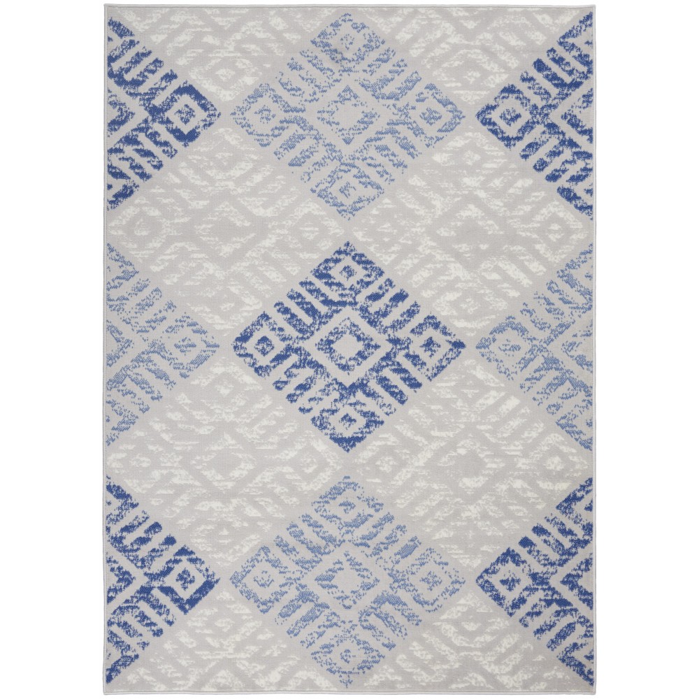 Nourison Whimsicle WHS18 Area Rug, Grey/Blue, 4' x 6'