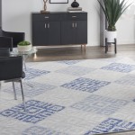 Nourison Whimsicle WHS18 Area Rug, Grey/Blue, 8' x 10'