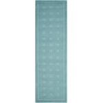 Nourison Westport WP32 Runner Rug, Aqua, 2'3" x 7'6"