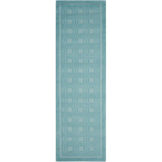 Nourison Westport WP32 Runner Rug, Aqua, 2'3" x 7'6"