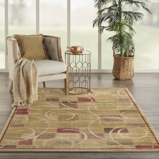 Nourison Expressions XP01 Area Rug, Beige, 5'3" x 7'5"