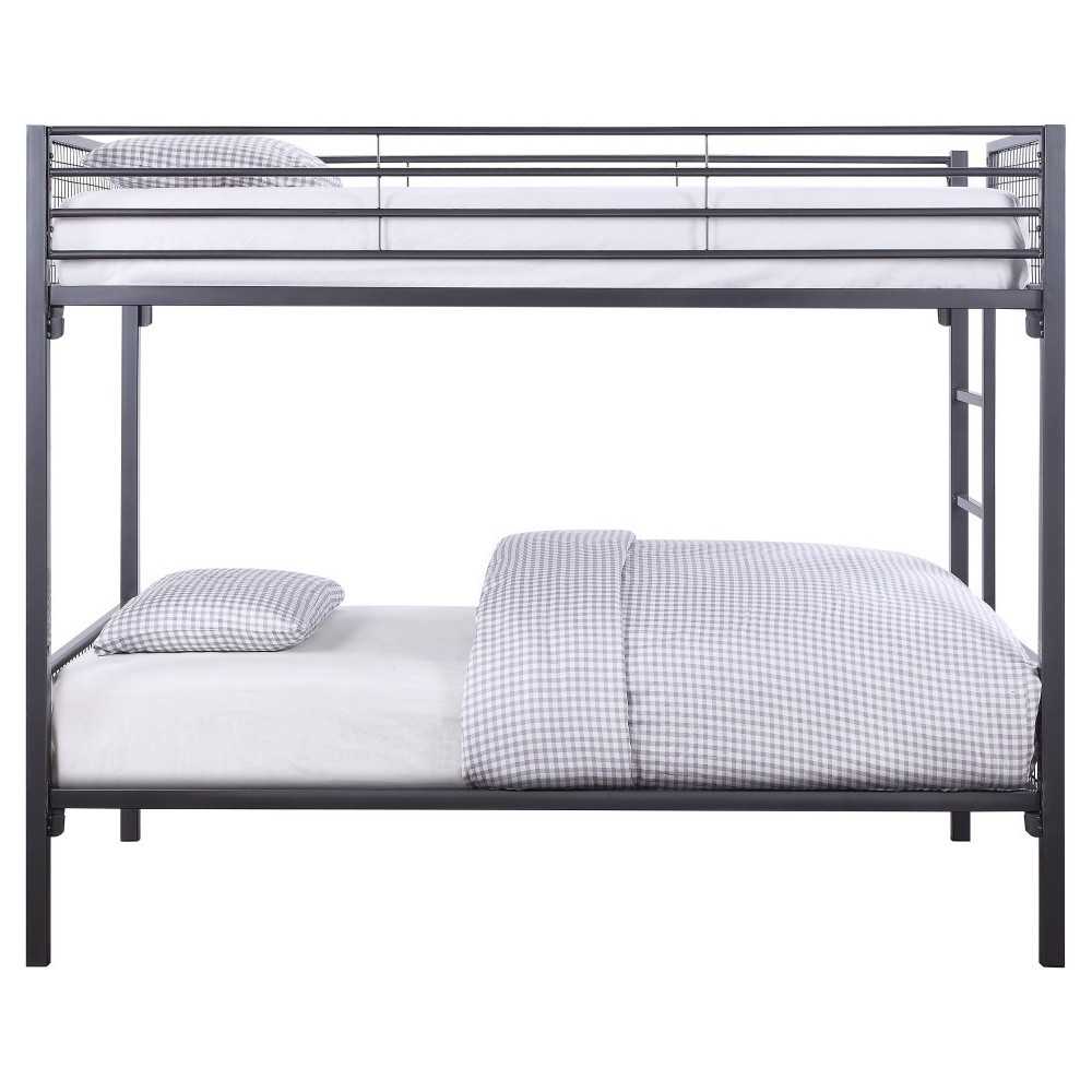 ACME Gelsey Twin/Twin Bunk Bed, Sandy Black (1Set/1Ctn)