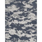 Nourison Zermatt ZER01 Area Rug, Blue/Grey, 7'10" x 9'10"