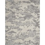 Nourison Zermatt ZER01 Area Rug, Ivory/Grey, 7'10" x 9'10"