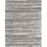 Nourison Zermatt ZER02 Area Rug, Grey/Ivory, 8'10" x 11'10"