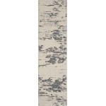 Nourison Zermatt ZER03 Runner Rug, Ivory/Blue, 2'2" x 7'6"