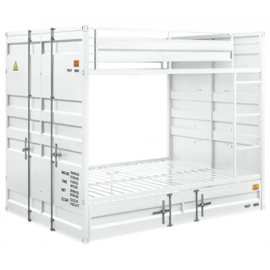 ACME Cargo Bunk Bed (Full/Full), White
