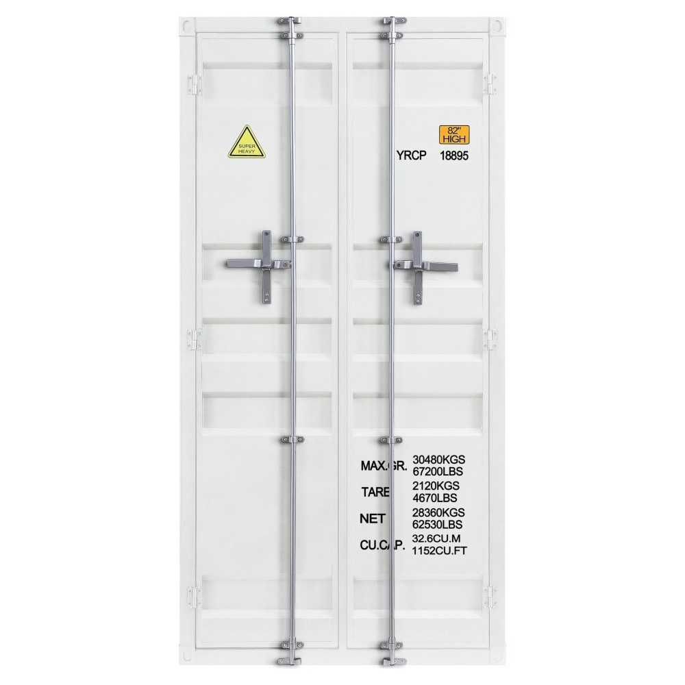 ACME Cargo Wardrobe (Double Door), White