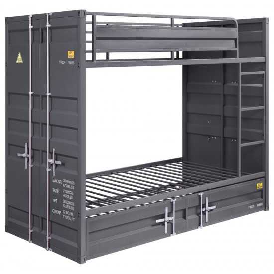 ACME Cargo Bunk Bed (Twin/Twin), Gunmetal