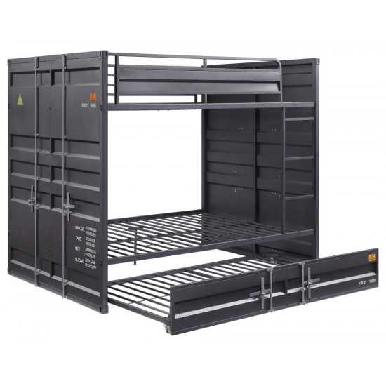 ACME Cargo Bunk Bed (Full/Full), Gunmetal