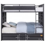 ACME Cargo Bunk Bed (Full/Full), Gunmetal