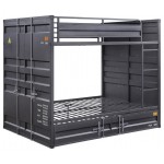 ACME Cargo Bunk Bed (Full/Full), Gunmetal