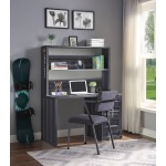 ACME Cargo Desk & Hutch, Gunmetal