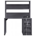 ACME Cargo Desk & Hutch, Gunmetal