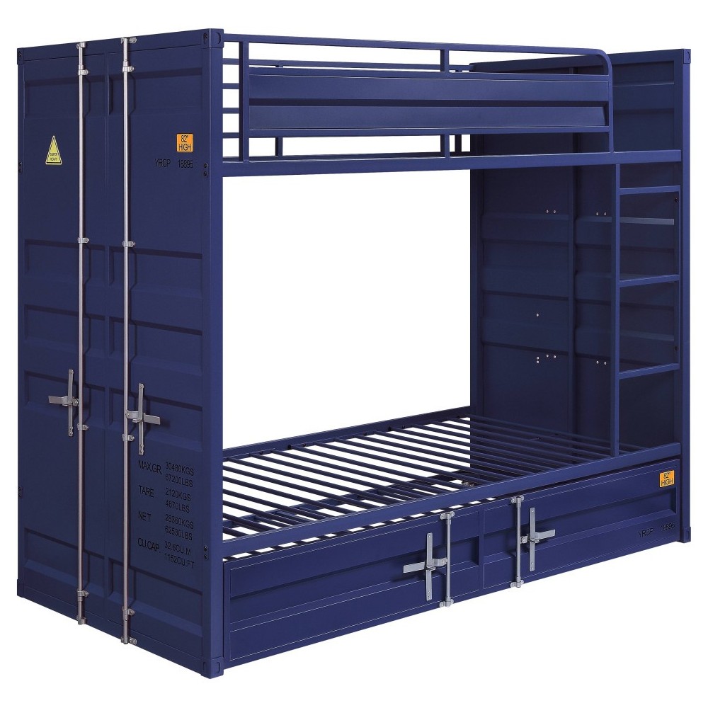 ACME Cargo Bunk Bed (Twin/Twin), Blue