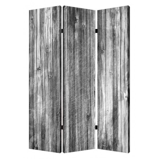 Screen Gems Distressed Wood Canvas Screen SG-180