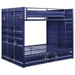 ACME Cargo Bunk Bed (Full/Full), Blue