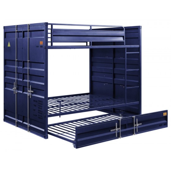 ACME Cargo Bunk Bed (Full/Full), Blue