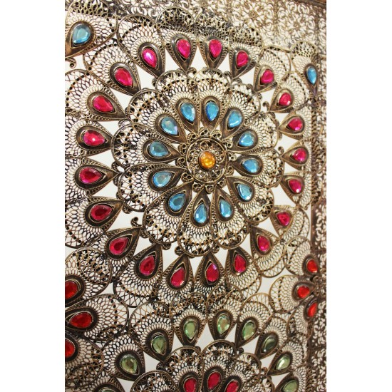 Screen Gems 3 Panel Beaded Metal Mosaic Screen SG-303