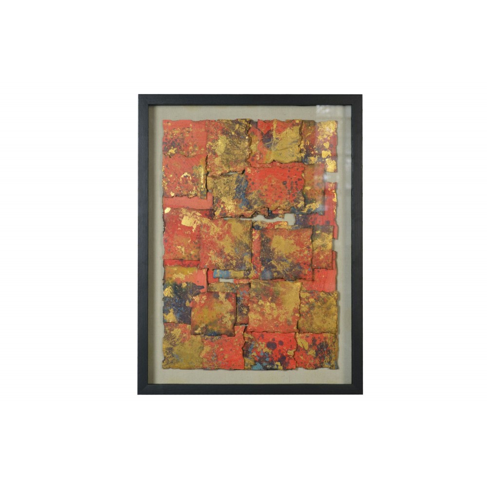 Screen Gems Framed Abstract Wall Decor Art, SGM1801 Shadow Box 24 X 32