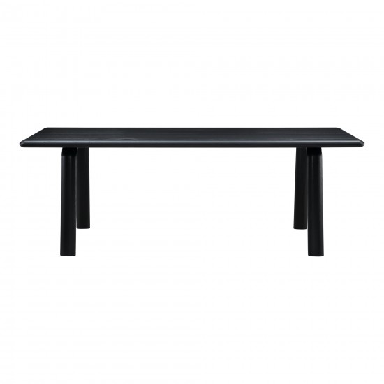 Malibu Dining Table Black Ash