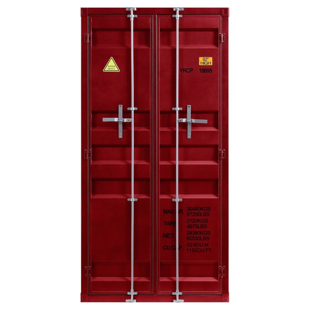 ACME Cargo Wardrobe (Double Door), Red