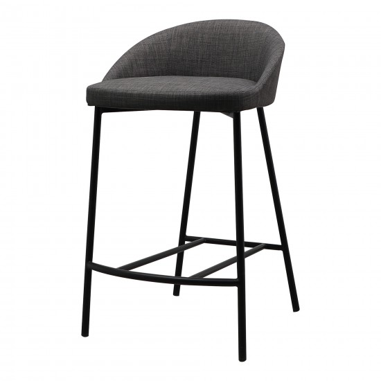 Soco Counter Stool Charcoal