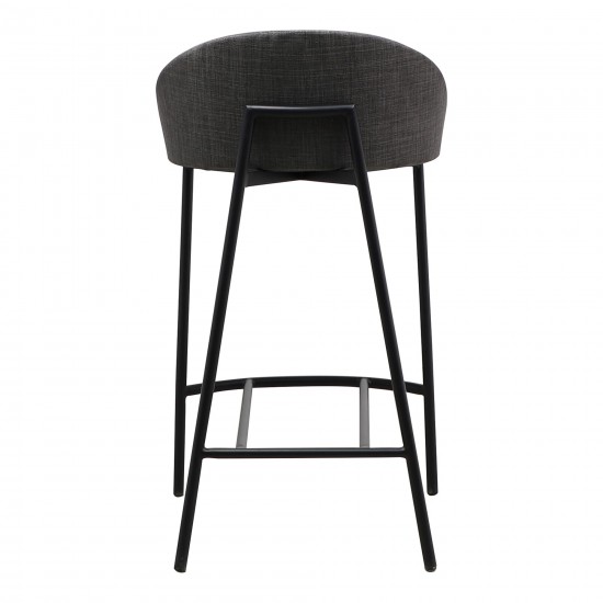 Soco Counter Stool Charcoal