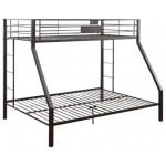 ACME Limbra Twin XL/Queen Bunk Bed, Sandy Black