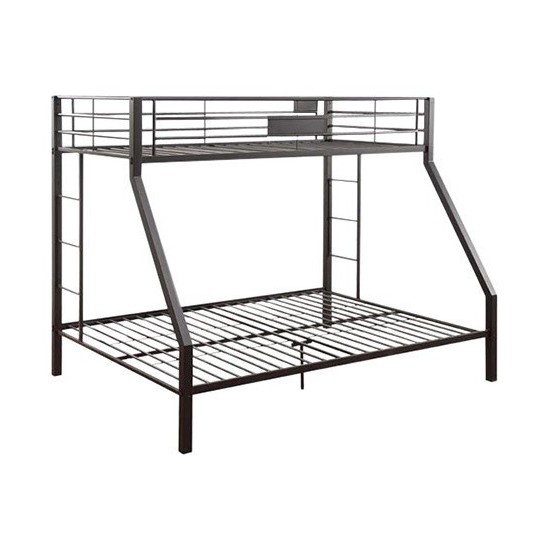 ACME Limbra Twin XL/Queen Bunk Bed, Sandy Black