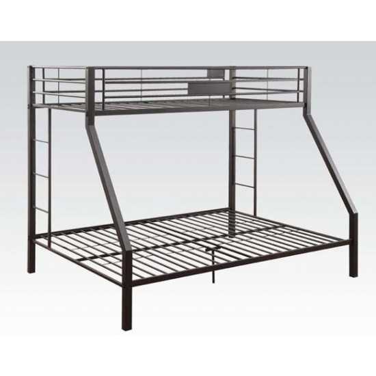 ACME Limbra Twin XL/Queen Bunk Bed, Sandy Black