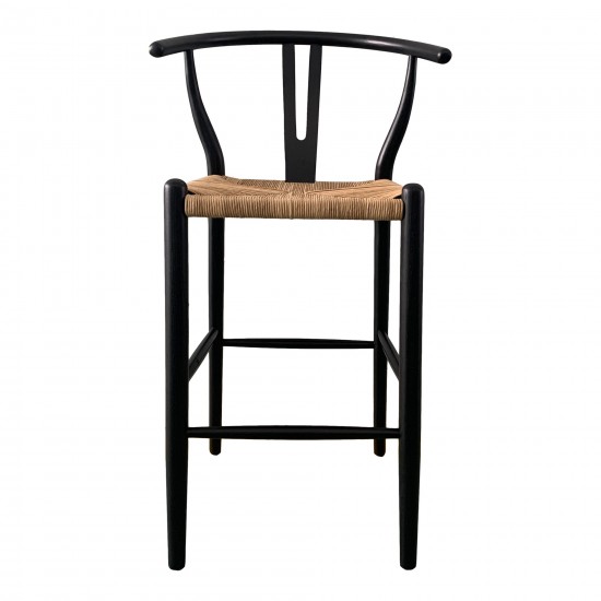 Ventana Barstool Black And Natural