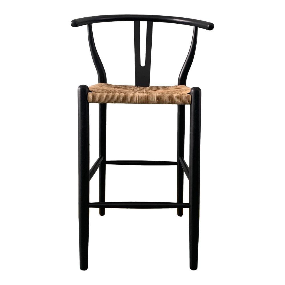 Ventana Barstool Black And Natural Ventana Barstool Black And Natural