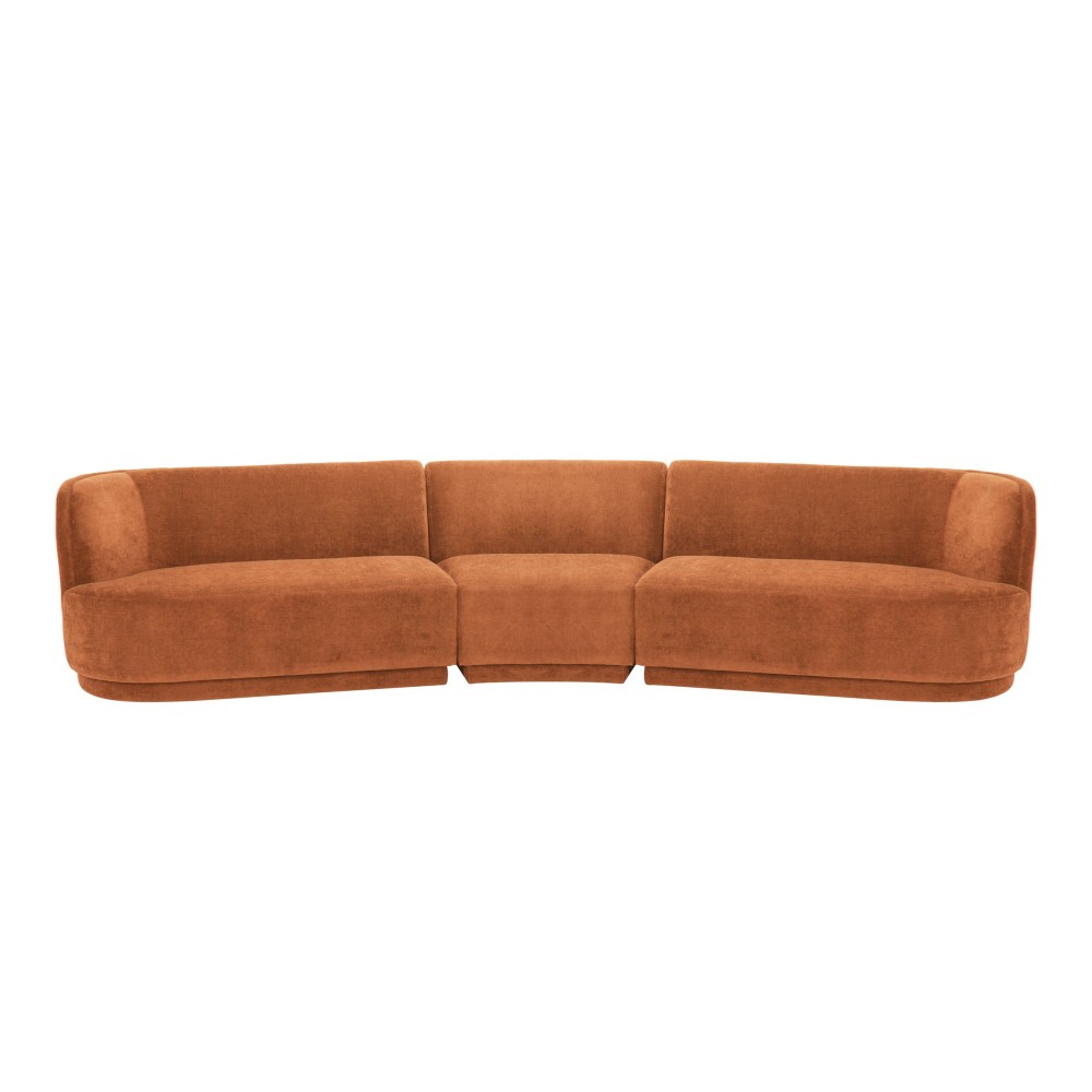 Yoon Compass Modular Sectional Fired Rust