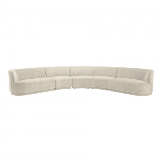 Yoon Radius Modular Sectional Sweet Cream