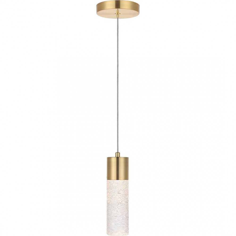 Elegant Lighting Constellation 1 Light Gold Led Pendant