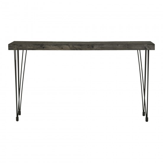Boneta Console Table Weathered Grey