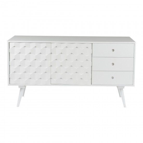 O2 Sideboard White