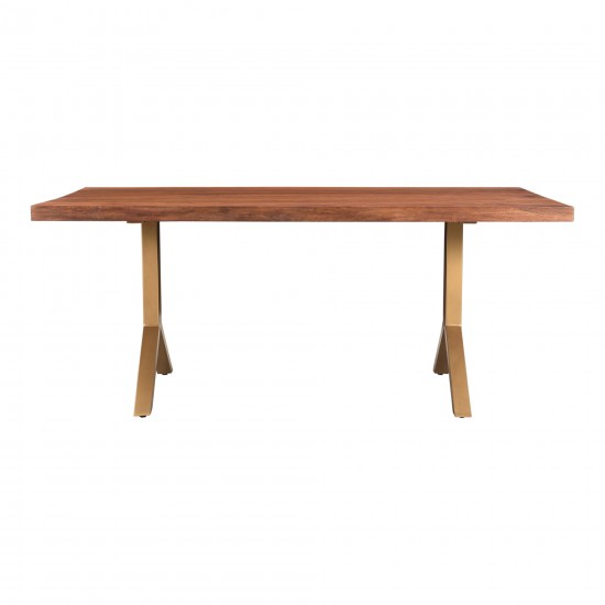 Trix Dining Table Walnut Brown