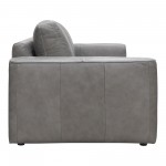 Hansen Leather Sofa Concrete Grey