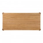Post Dining Table Small Oak Natural