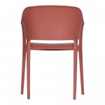 Faro Outdoor Dining Chair Desert Red-M2