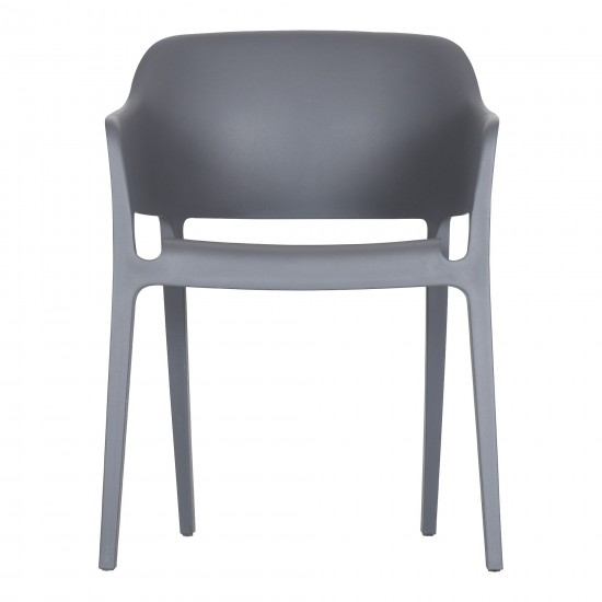 Faro Outdoor Dining Chair Charcoal Grey-M2