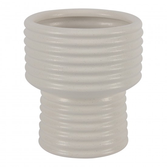 Ozean Vase Coastal White