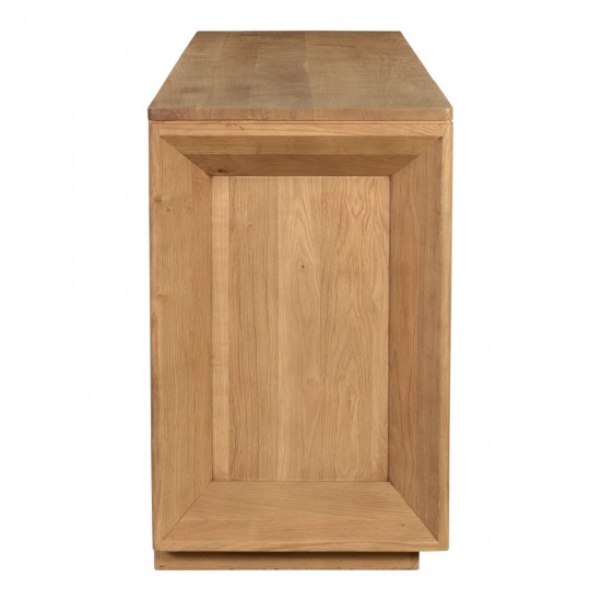 Angle Oak Sideboard Large