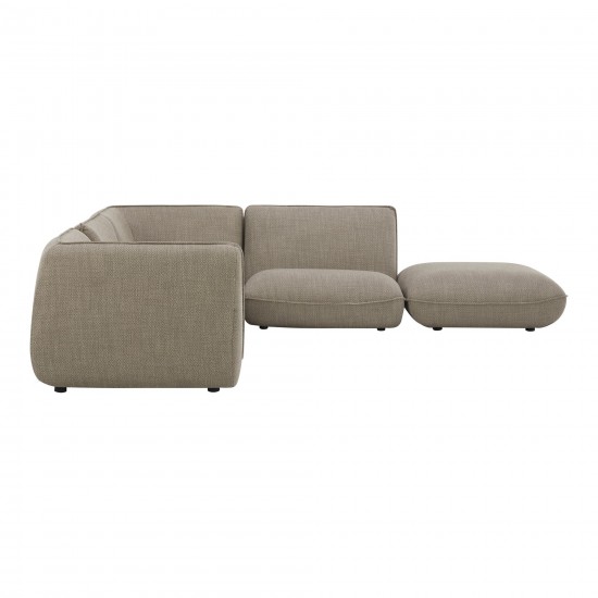 Zeppelin Dream Modular Sectional Speckled Pumice